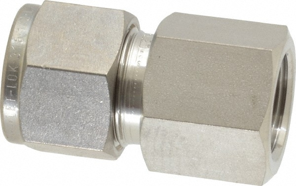 Ham-Let 3001803 Compression Tube Connector: 3/8" Thread, Compression x FNPT Image