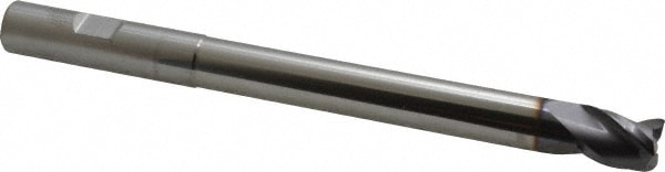 Niagara Cutter 17000071 Corner Radius End Mill: 1/2" Dia, 5/8" LOC, 0.03" Radius, 3 Flutes, Solid Carbide 