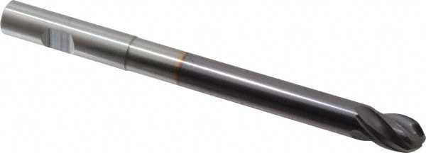 Niagara Cutter 17002939 Ball End Mill: 0.5" Dia, 0.625" LOC, 4 Flute, Solid Carbide Image