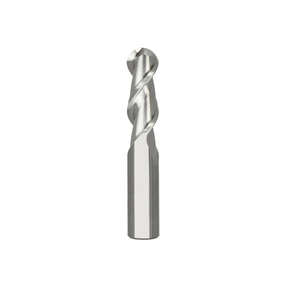 Niagara Cutter 17003637 Ball End Mill: 0.375" Dia, 1" LOC, 2 Flute, Solid Carbide Image