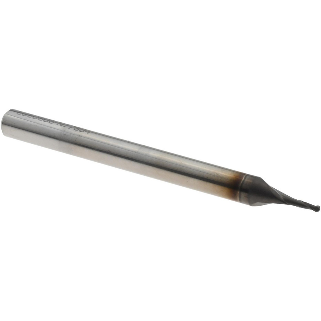 Niagara Cutter 17005032 Ball End Mill: 0.0313" Dia, 0.0938" LOC, 2 Flute, Solid Carbide Image