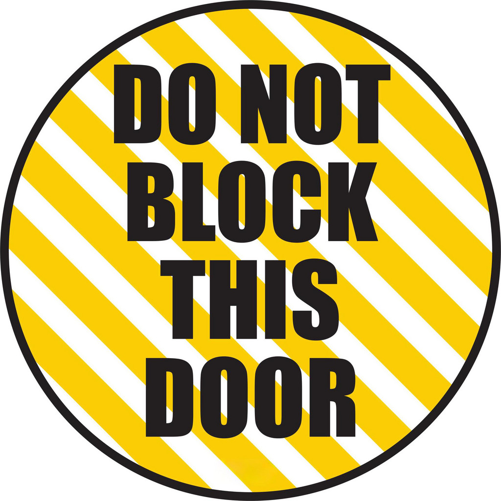 Mighty Line - Adhesive Backed Floor Signs: Message Type: Traffic ...