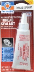 Permatex. 56750 Threadlocker: White, Paste, 50 mL, Tube 