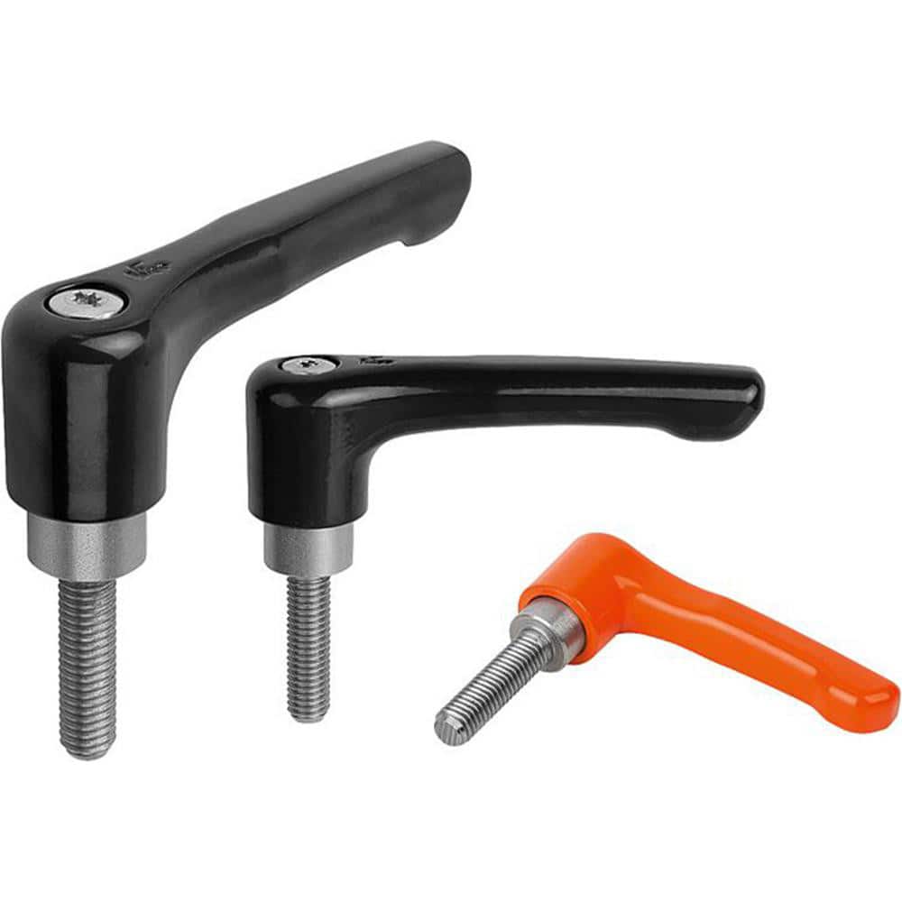 Clamp Handle Grips; For Use With: Small Tools; Utensils; Gauges ; Grip Length: 4.2800 ; Material: Die Cast Zinc