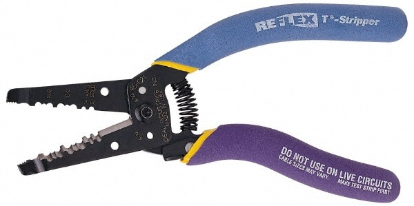 Wire Stripper: 14/2 NM-B Cable & 14 AWG Solid, 12/2 NM-B Cable & 12 AWG Solid Max Capacity