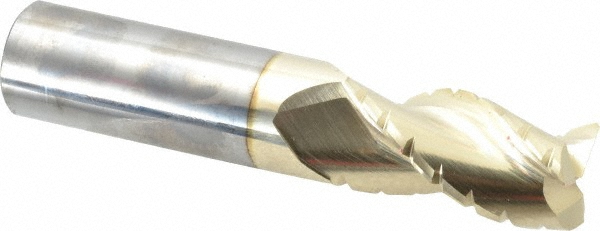 Accupro CBC35010032C5 1" Diam 3-Flute 37&deg; Solid Carbide Square Roughing & Finishing End Mill Image