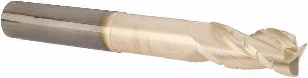 95171875 Roughing & Finishing End Mill: 3/4" Dia, 3 Flutes, Square End, Chipbreaker, Solid Carbide  