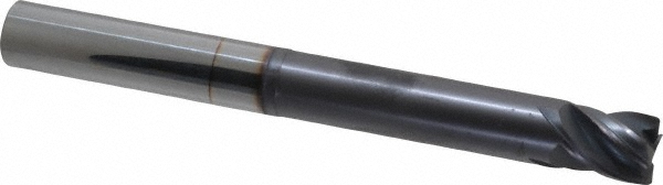 95168855 Corner Chamfer End Mill: 5/8" Dia, 3/4" LOC, 4 Flute, 0.0150" Chamfer Width, Solid Carbide  