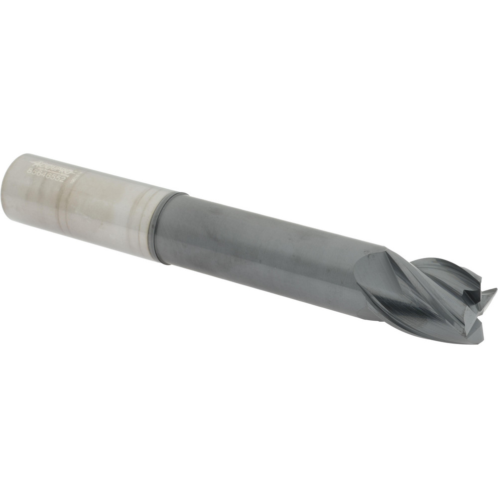 Accupro 446NXL1000C11 Corner Chamfer End Mill: 1" Dia, 1.25" LOC, 4 Flute, 0.02" Chamfer Width, Solid Carbide Image