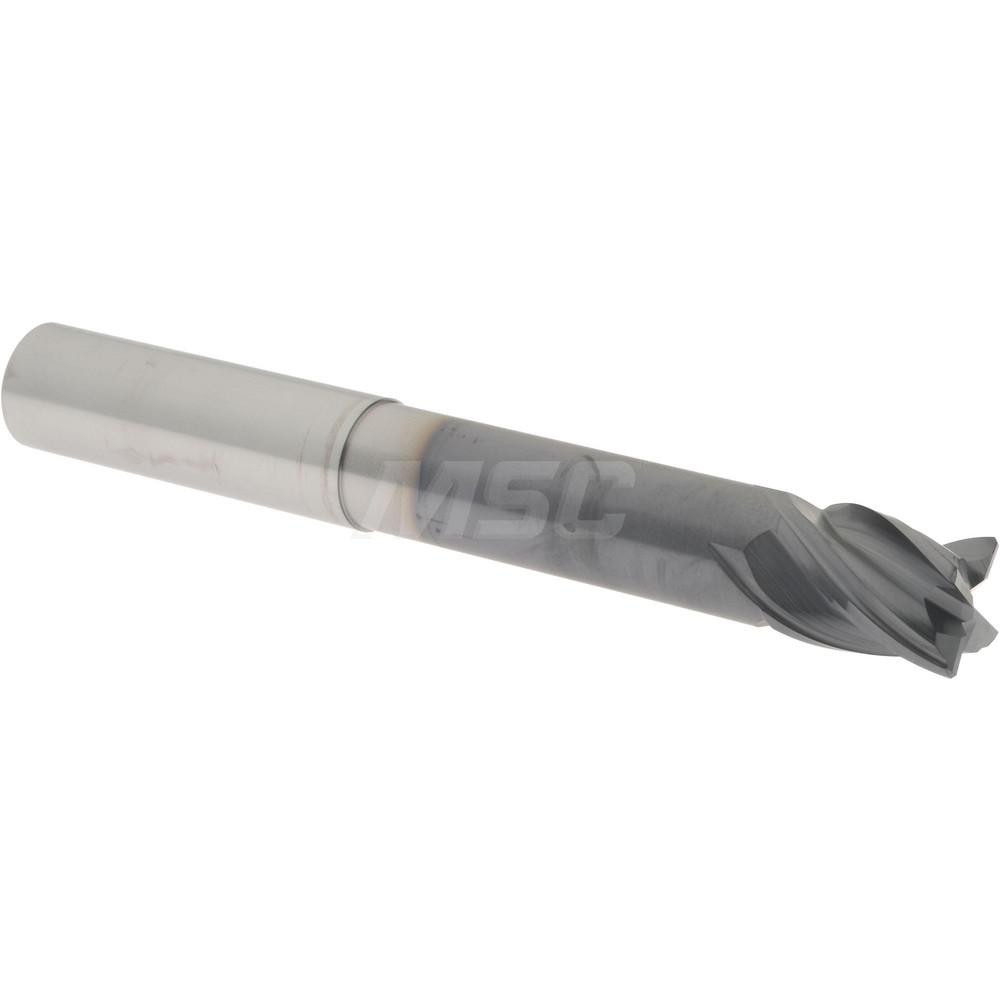 95168374 Corner Chamfer End Mill: 1/2" Dia, 5/8" LOC, 4 Flute, 0.0150" Chamfer Width, Solid Carbide  