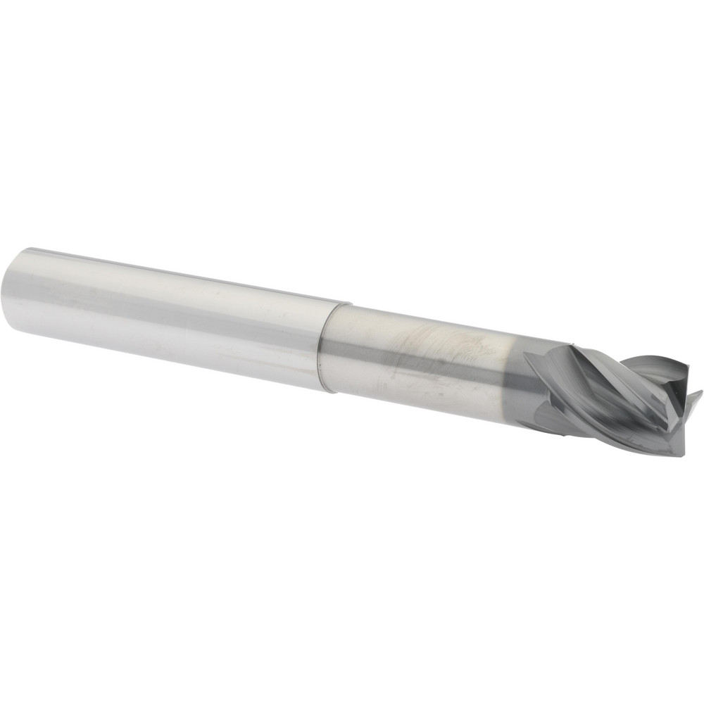 Accupro 446N6250C11 Corner Chamfer End Mill: 0.625" Dia, 0.75" LOC, 4 Flute, 0.015" Chamfer Width, Solid Carbide 