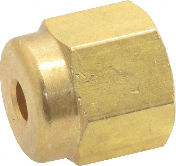 Compression Tube Nut: 1/8" Thread, 1/8" Tube OD, FNPT
