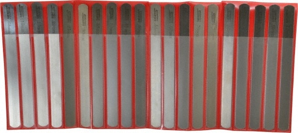 SPI 91-344-2 20 Piece, 0.05 to 1mm Parallel Feeler Gage Set Image