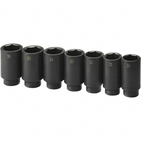 SK 1/2" Drive Deep Impact Socket Set 85680957 MSC Industrial Supply