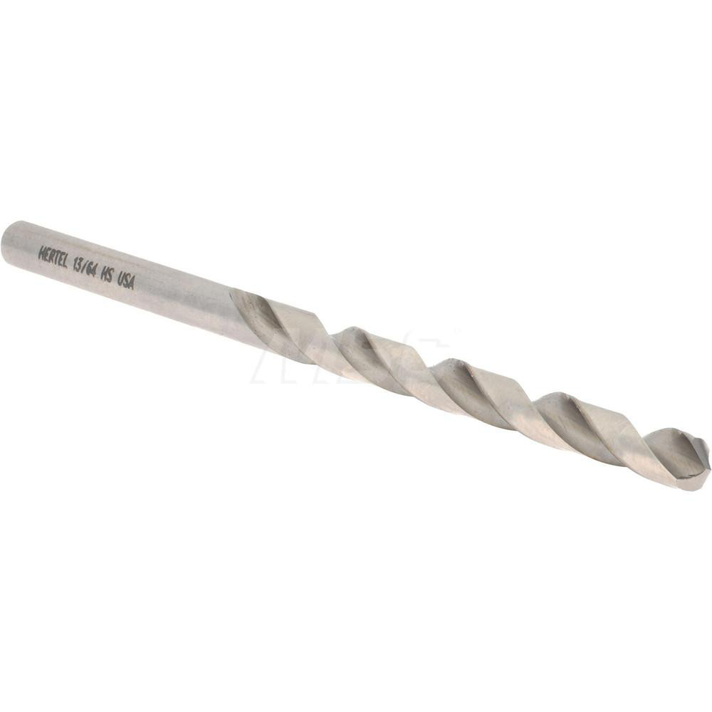 Hertel Jobber Drill 13/64" Dia, 118 deg Point, High Speed Steel