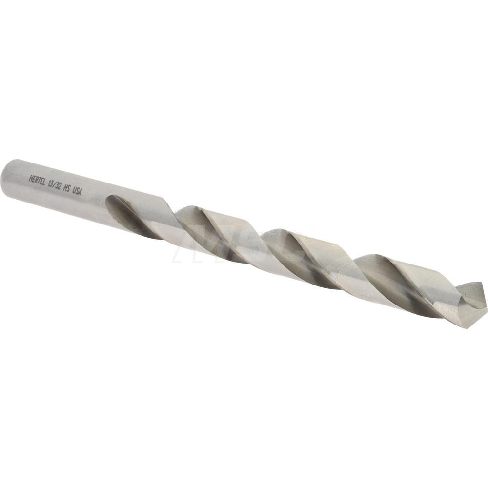 Jobber Length Drill Bit 13/32" Dia, 118 °, High Speed Steel Bright
