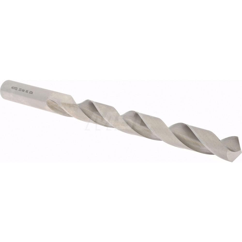 Hertel 85703643 Jobber Length Drill Bit: 0.5156" Dia, 118 °, High Speed Steel Image