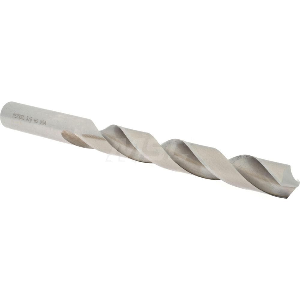 Hertel 85703718 Jobber Length Drill Bit: 0.625" Dia, 118 °, High Speed Steel Image