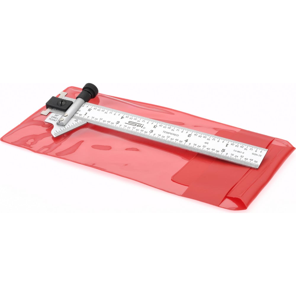 SPI - 6 Inch Long x 3/4 Wide Blade, 118° Bevel Angle, Steel Ruler Drill  Point Gage - 85720266 - MSC Industrial Supply