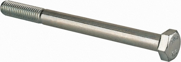 Value Collection 815355PR Hex Head Cap Screw: M12 x 1.75 x 140 mm, Grade 8.8 Steel, Zinc-Plated Image