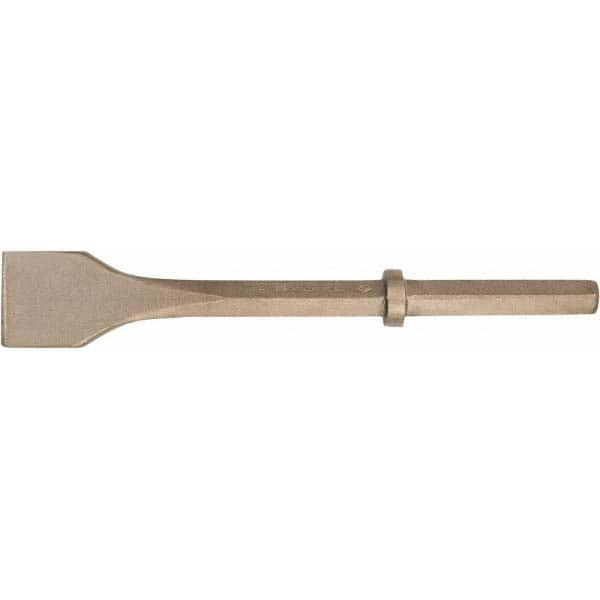 Hammer & Chipper Replacement Chisel: Chisel, 3" Head Width, 18" OAL, 1-1/8" Shank Dia