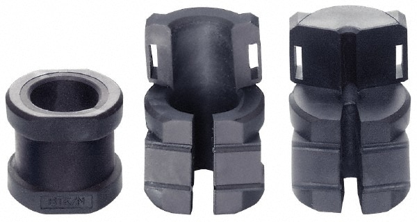 Grommets; Type: Small-Hole Blanking Grommet ; Outside Diameter (Inch): 1-3/8 ; Material: Plastic Housing ; Overall Thickness (Inch): 5/8 ; Color: Black ; PSC Code: 5340