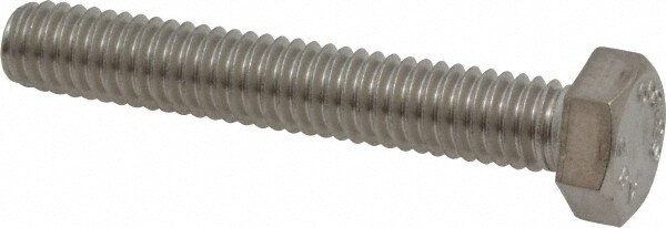 Value Collection 203124 Hex Head Cap Screw: 5/16-18 x 2", Grade 316 Stainless Steel, Uncoated Image