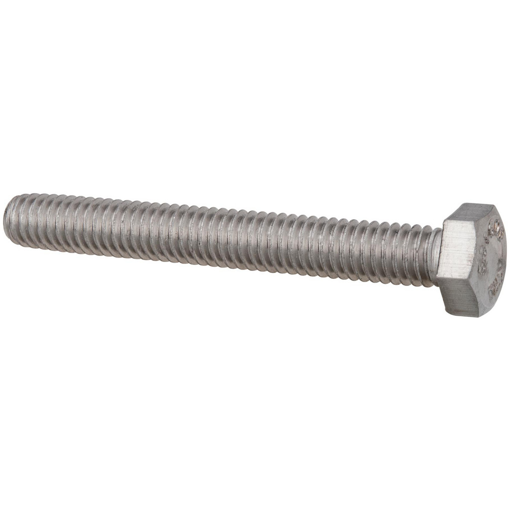 Value Collection R80324828 Hex Head Cap Screw: 5/16-18 x 2-1/2", Grade 316 Stainless Steel, Uncoated Image