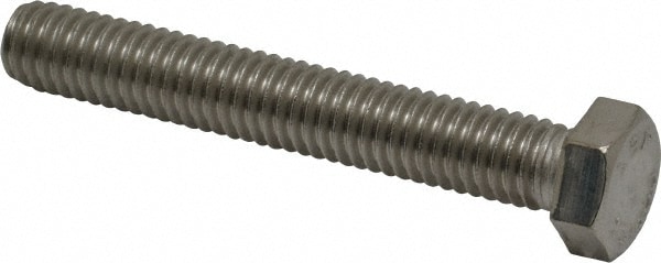 Value Collection R80324890 Hex Head Cap Screw: 3/8-16 x 2-1/2", Grade 316 Stainless Steel, Uncoated Image