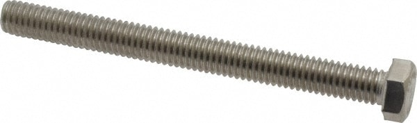 Value Collection R80324929 Hex Head Cap Screw: 3/8-16 x 4", Grade 316 Stainless Steel, Uncoated Image