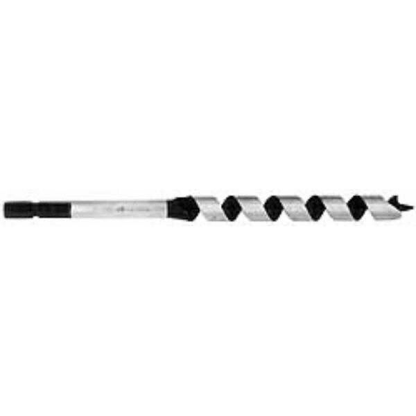 11/16", 3/8" Diam Straight Shank, 7-7/8" Overall Length with 5" Twist, Dual Auger Bit