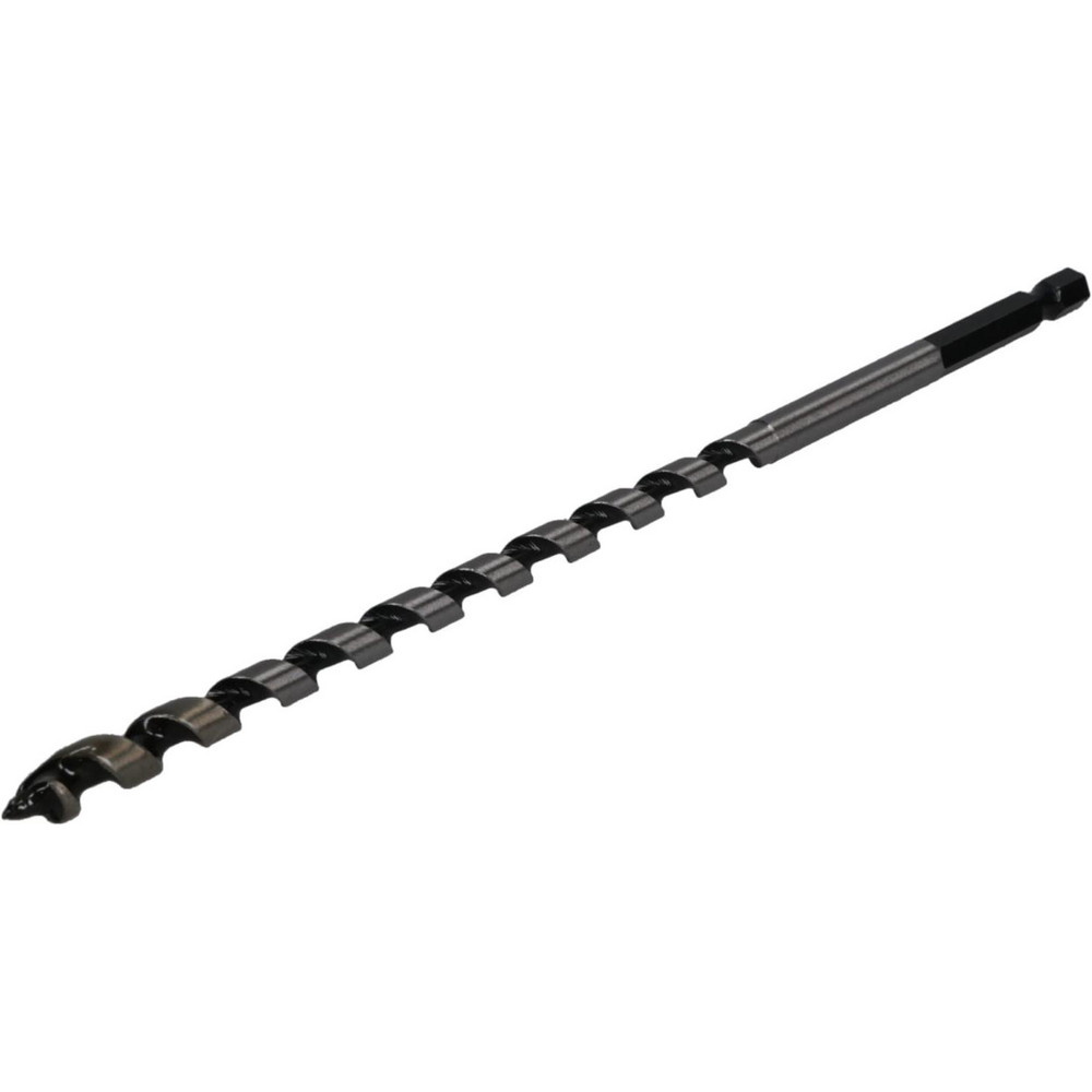 1/4", 1/4" Diam Straight Shank, 7-7/8" Overall Length with 5" Twist, Dual Auger Bit