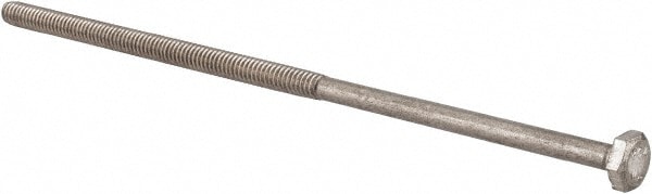 Value Collection R80326363 Hex Head Cap Screw: 1/4-20 x 7", Grade 18-8 Stainless Steel, Uncoated Image