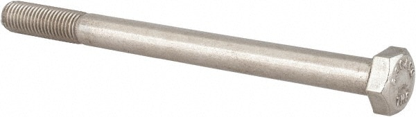 Value Collection R80326924 Hex Head Cap Screw: 5/16-24 x 4", Grade 18-8 Stainless Steel, Uncoated Image