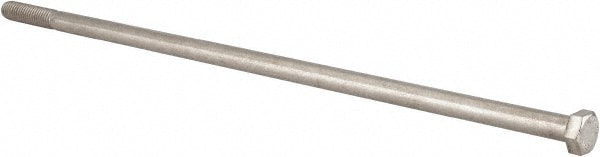 Value Collection R80326903 Hex Head Cap Screw: 3/8-16 x 12", Grade 18-8 Stainless Steel, Uncoated Image