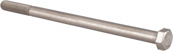 Value Collection R80326981 Hex Head Cap Screw: 3/8-16 x 6-1/2", Grade 18-8 Stainless Steel, Uncoated Image