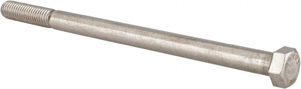 Value Collection R80323496 Hex Head Cap Screw: 1/2-13 x 8", Grade 18-8 Stainless Steel, Uncoated Image