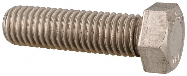 Value Collection R80323124 Hex Head Cap Screw: 9/16-12 x 2", Grade 18-8 Stainless Steel, Uncoated Image