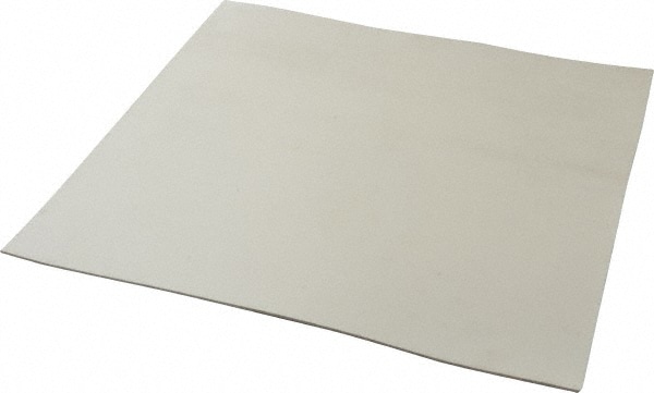 Sheet: Buna-N Rubber, 12" Wide, 12" Long, White