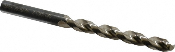 Guhring 9006220086100 Jobber Length Drill Bit: 0.339" Dia, 130 °, Cobalt Image