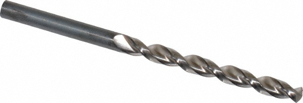 Guhring Jobber Length Drill Bit: 5.50 mm (0.2165) Dia, 130 deg, Cobalt - Straw Finish, 93.00 mm OAL, Right Hand Cut, Parabolic Flute, Straight Shank
