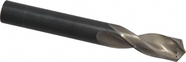 Guhring 9005520115100 Screw Machine Length Drill Bit: 0.4531" Dia, 130 °, High Speed Steel Image