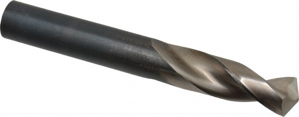 Guhring 9005520138900 Screw Machine Length Drill Bit: 0.5469" Dia, 130 °, High Speed Steel Image