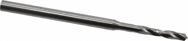 Photos - Drill / Screwdriver Guhring Micro Drill Bit: 0.0433" Dia, 118 deg, Cobalt - Bright/Uncoated, 0.9840" OAL, Right Hand, Series 301 | 10-Pack | Par 