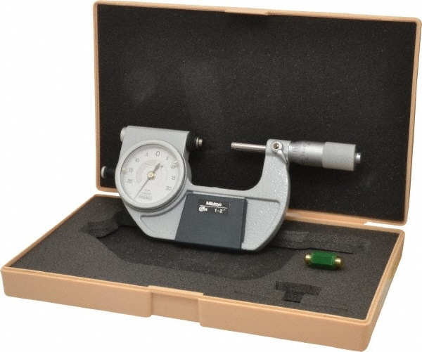 Mitutoyo 510-132 Mechanical Outside Micrometer: 2" Range, 0.0001" Graduation Image