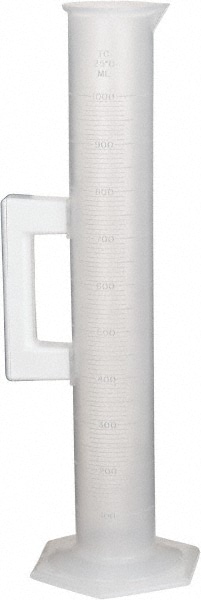 Bel-Art F28461-1000 1,000 ml Polypropylene Graduated Cylinder 