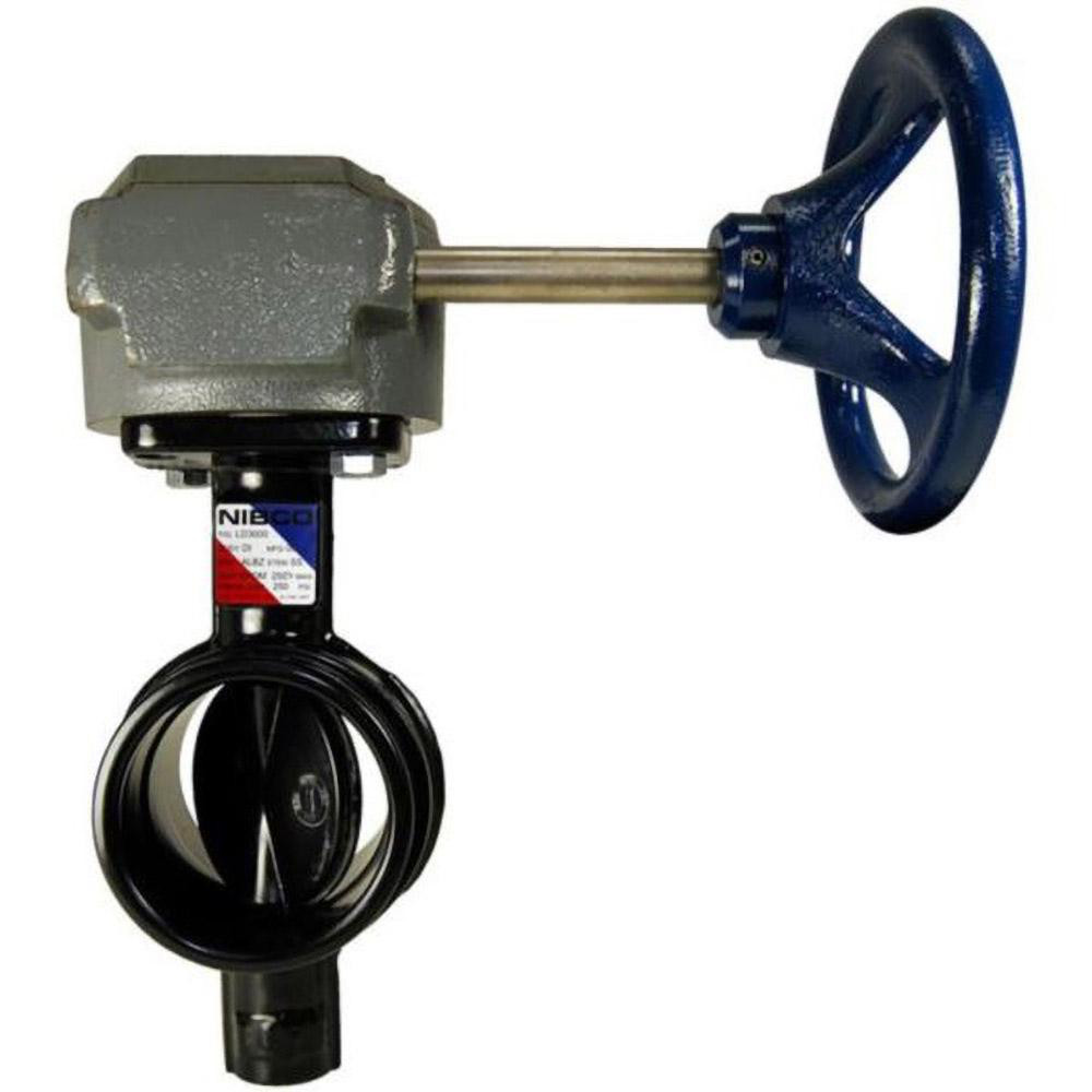 thumbnail image 2 of 6-inch Grooved End Butterfly Valve - Ductile Iron, Buna-N Disc, 200 CWP, ZSPEC/C&C 2 of 4
