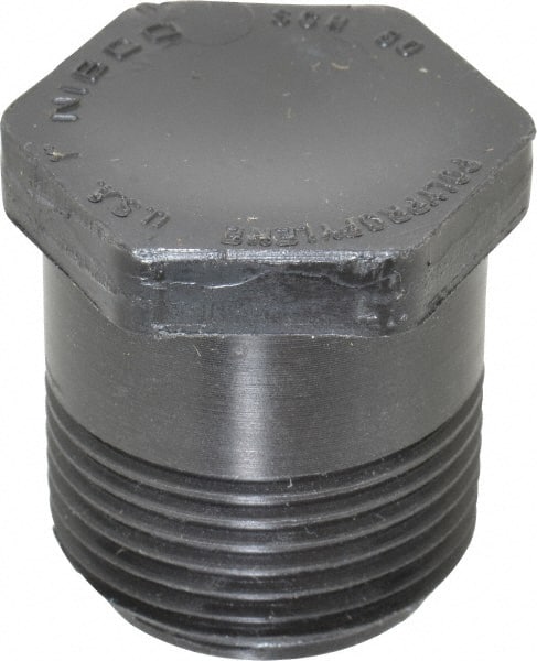 NIBCO CC03650 1" Polypropylene Plastic Pipe Threaded Plug 