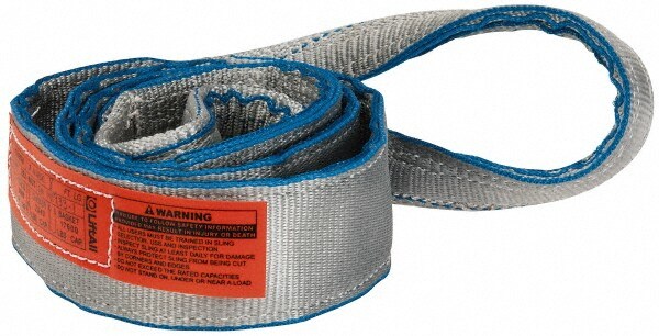 Lift-All EE2803TTX8 Eye & Eye Sling: 3" Wide, 8 Long, 17,200 lb Vertical, Polyester Image