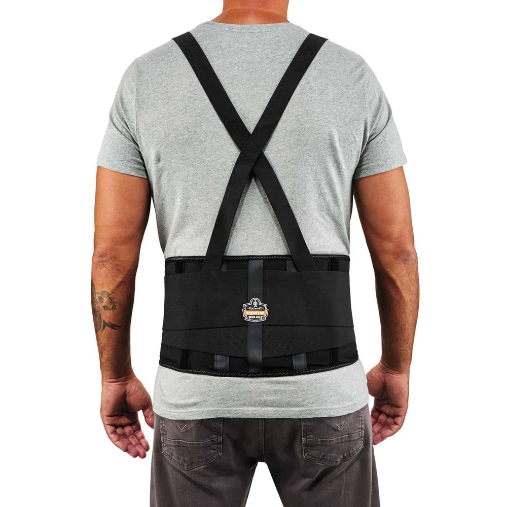 Back Support: Belt with Adjustable Shoulder Straps, X-Small, 20 to 25" Waist, 8" Belt Width
